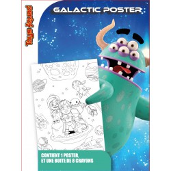 Galactic Poster à Colorier