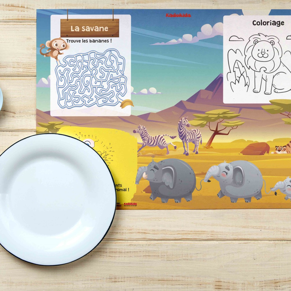 Set De Table Interactif - Savane - MIF