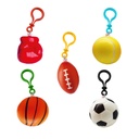 Porte-clés Balles de sports en Capsule de 55MM