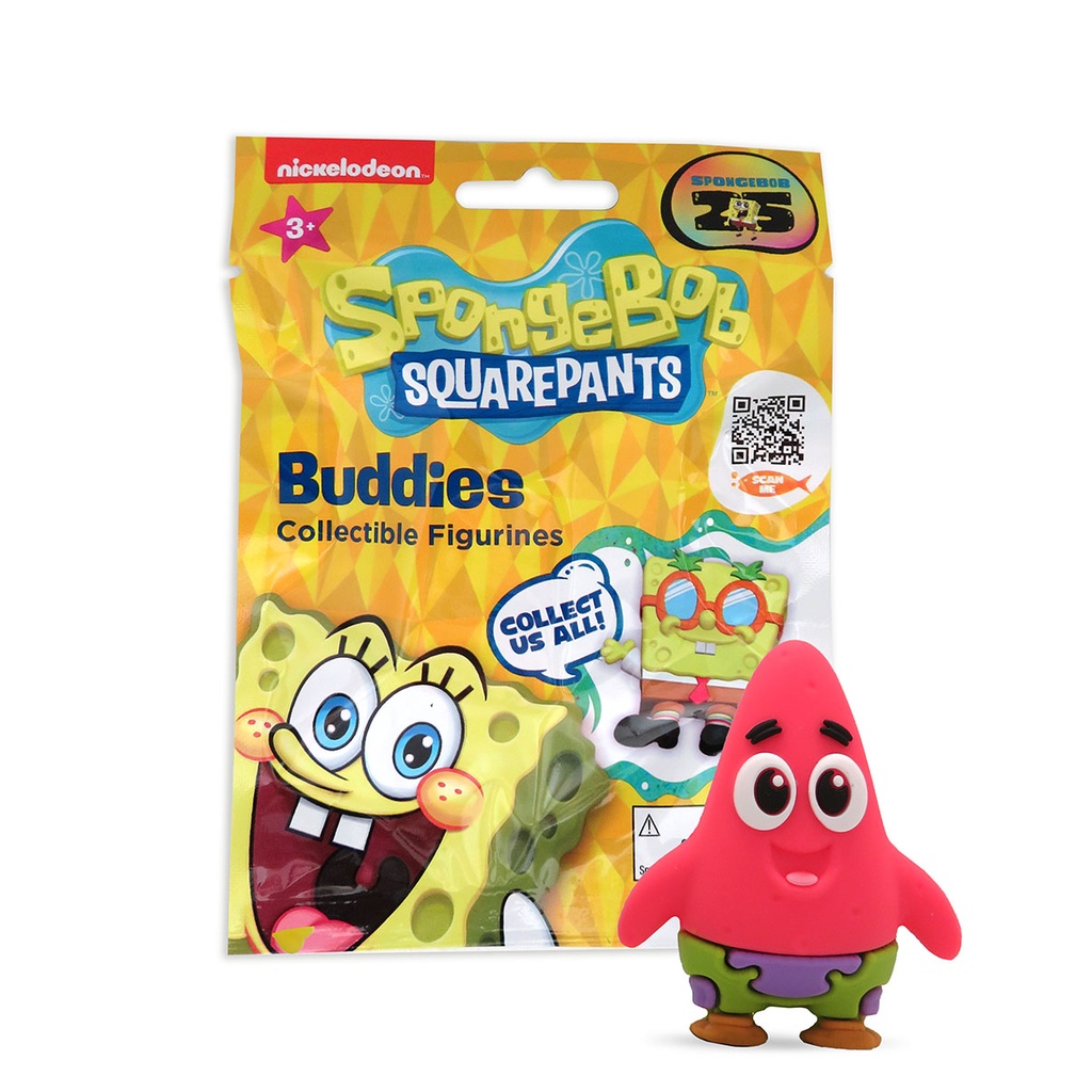 Bob L'Eponge Buddies -3D figurine en flowpack