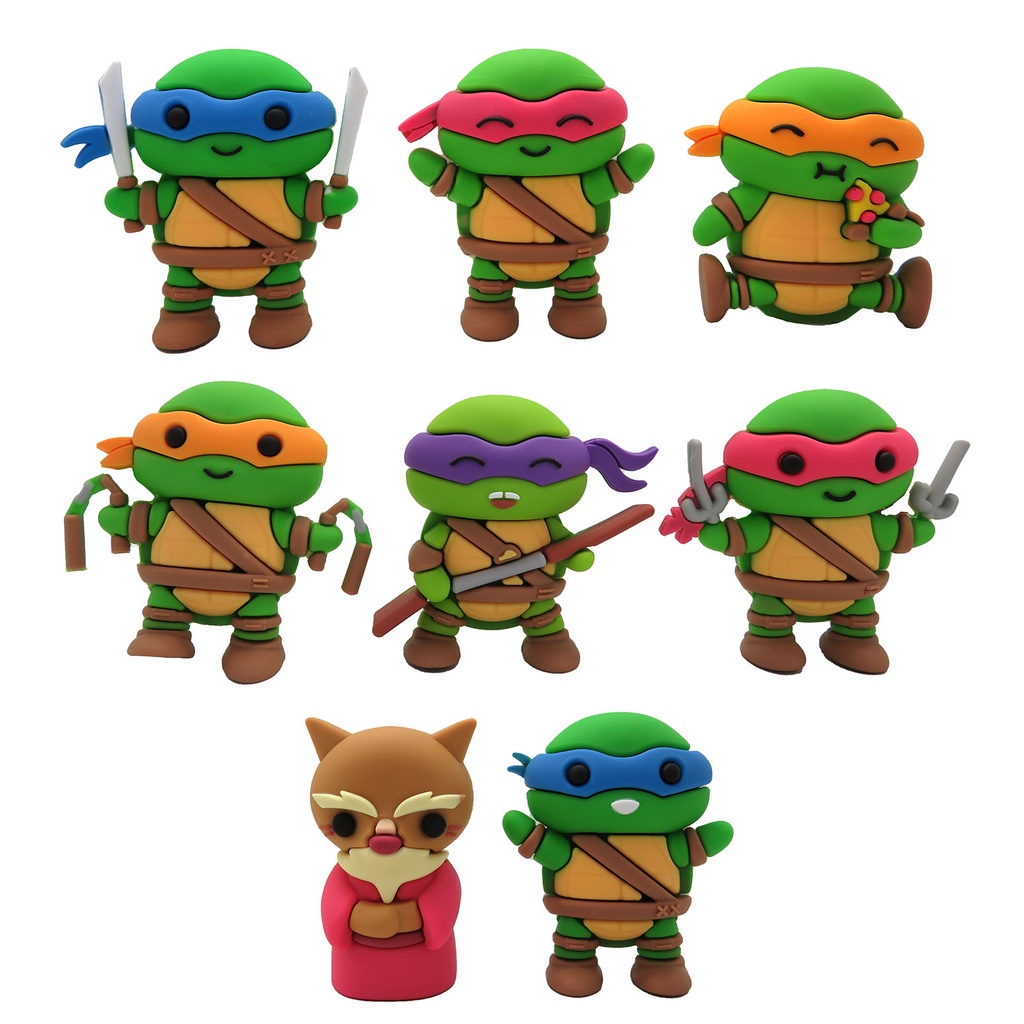 Tortues Ninja Buddies -3D figurine en flowpack