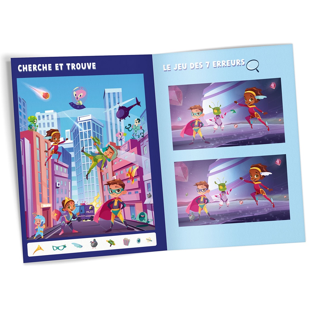 Livret de Coloriages et Activités 8 pages - Héros