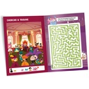 Livrets de Coloriages et Activités 8 pages mix 3 (La vie de château/Médieval/Dino/Animaux exotiques)