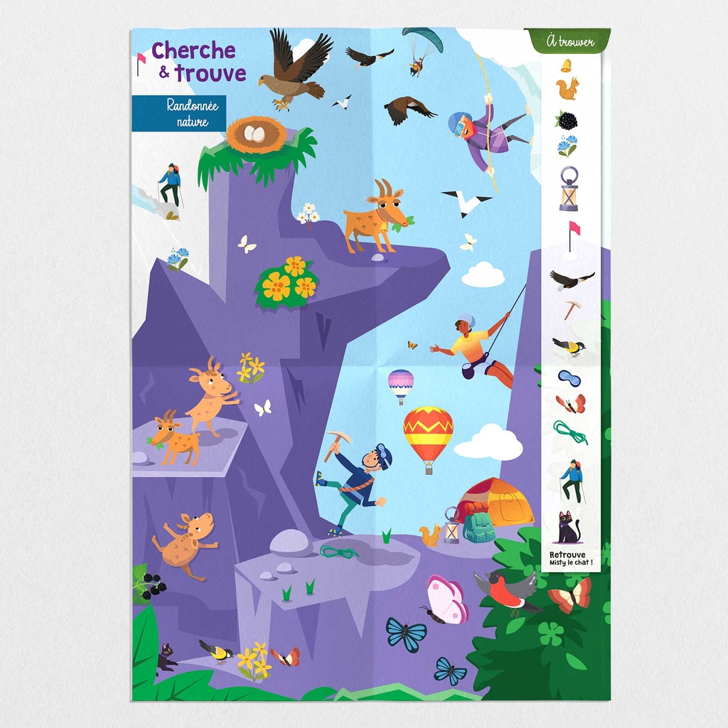 Double Poster Cherche Et Trouve - Nature - MIF