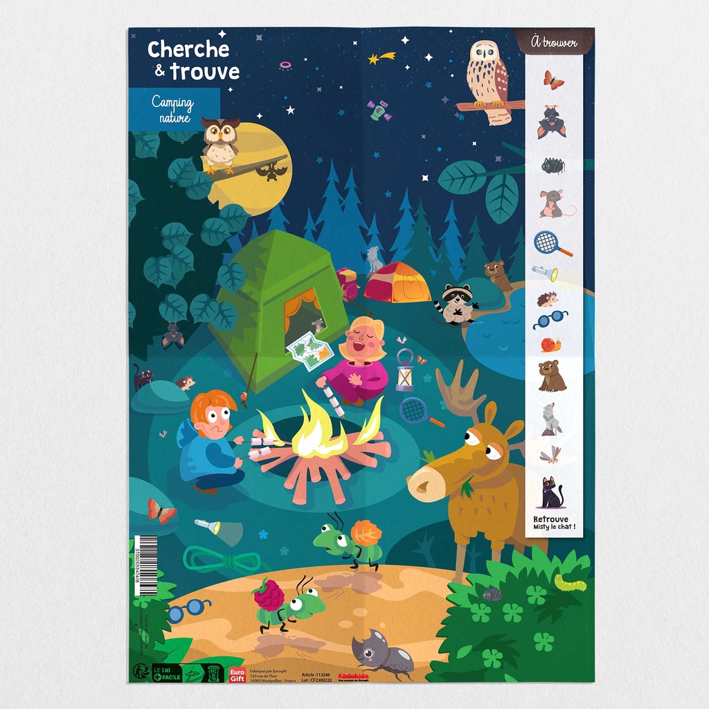 Double Poster Cherche Et Trouve - Nature - MIF