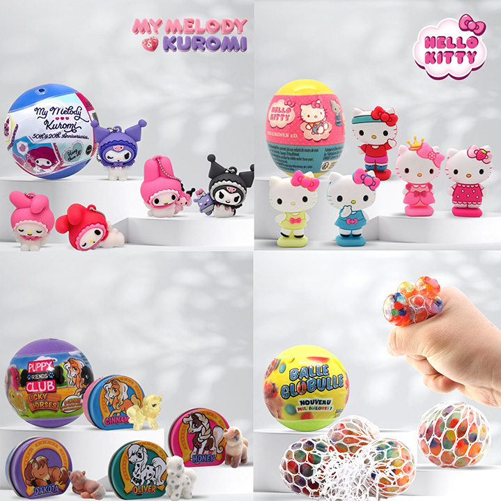 Pack Start & Cash (Rose) - Distributeur + 350 Jouets Capsules Clé en Main