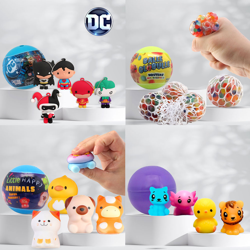 Pack Start & Cash (Rouge et Noir) - Distributeur + 350 Jouets Capsules Clé en Main