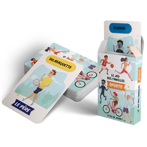 Jeu de cartes 5 Familles - Sports