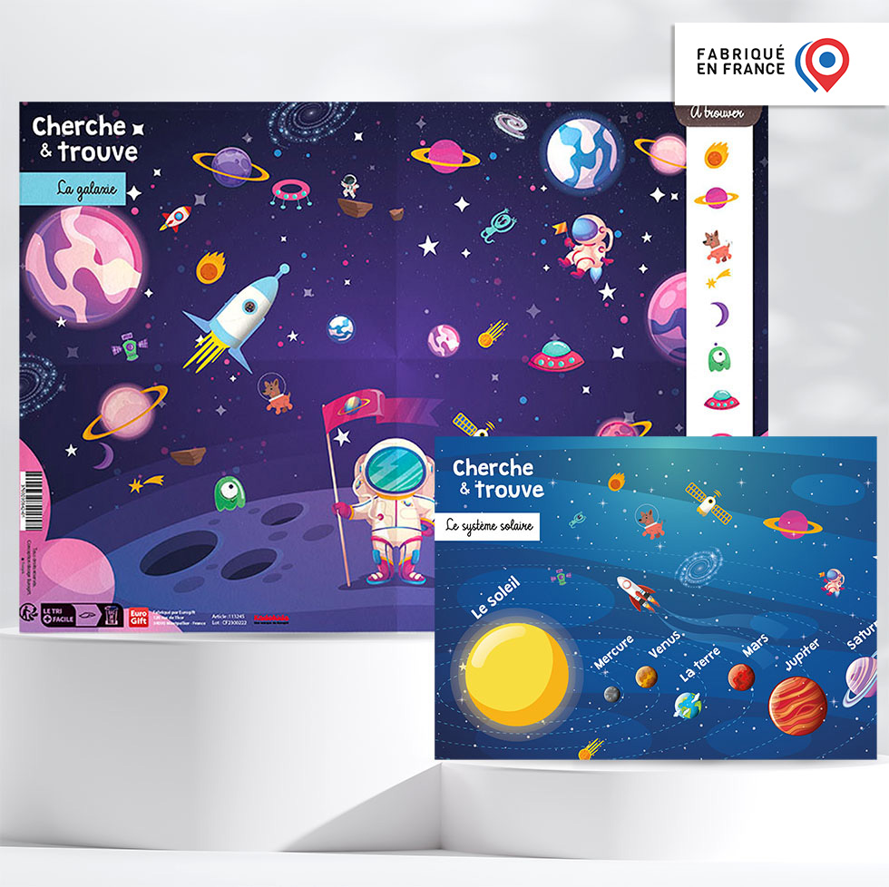 Double poster cherche et trouve - L'Espace