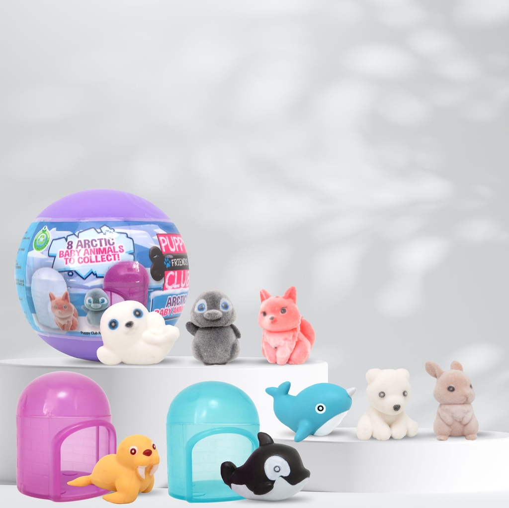 Puppy Friends Club ARCTIC Figurine  Capsule 50mm