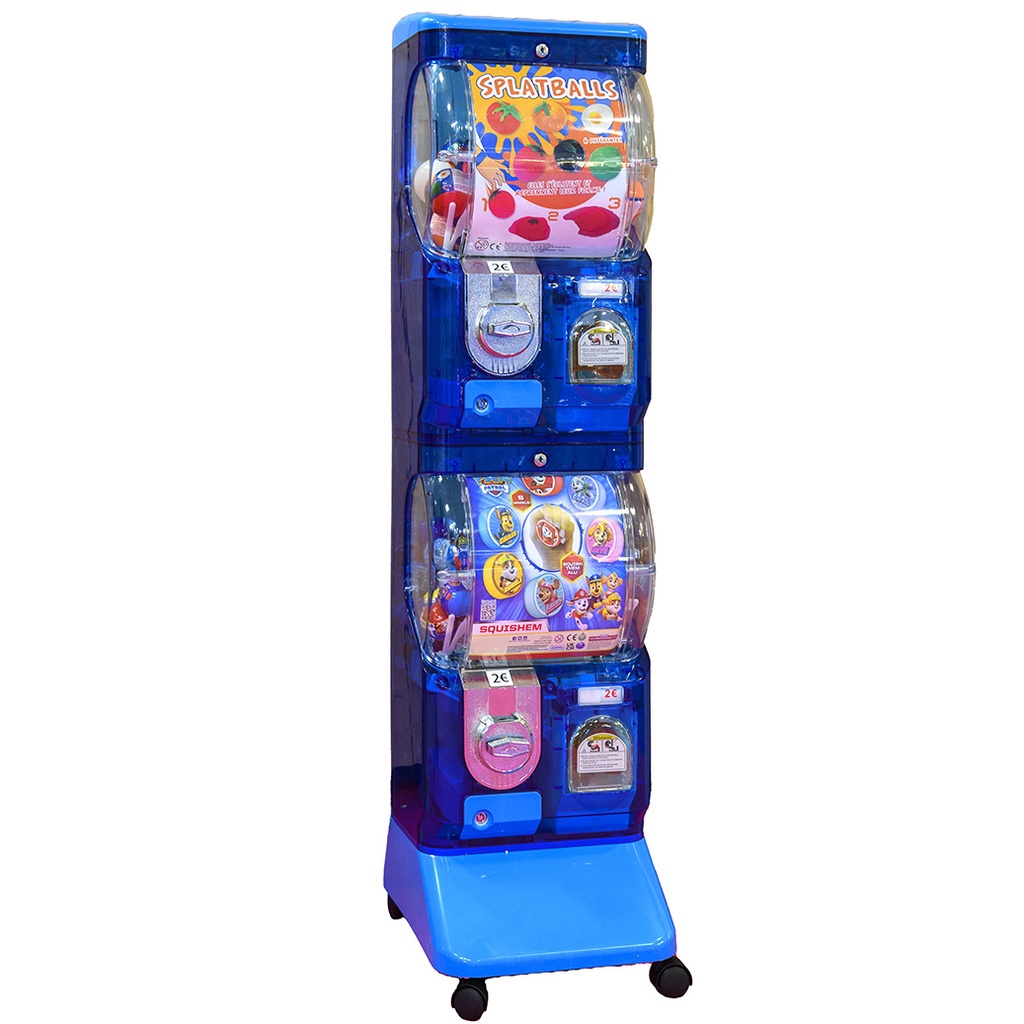 Distributeurs Automatiques de Jouets en Capsules - Bleu