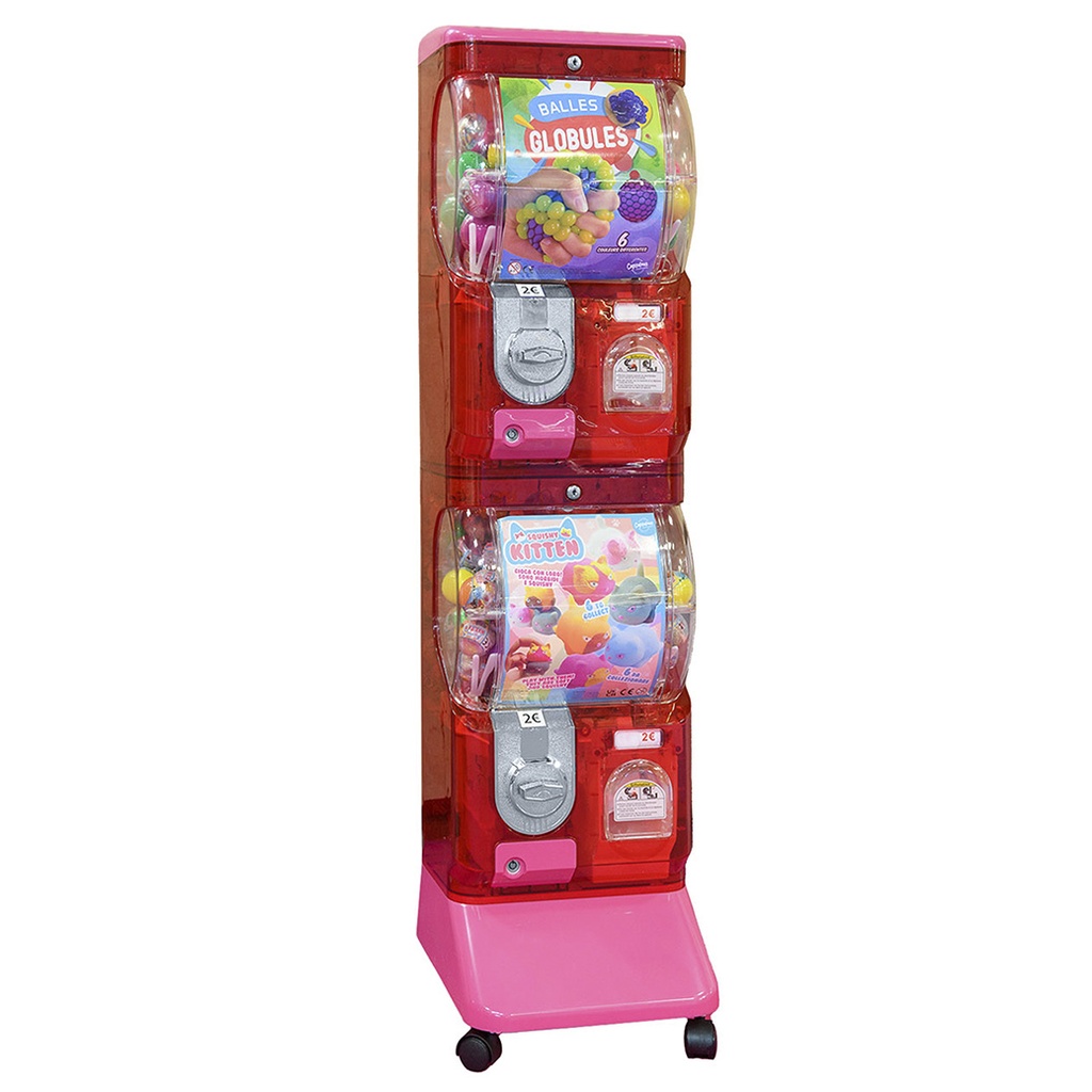 Distributeurs Automatiques de Jouets en Capsules - Rose