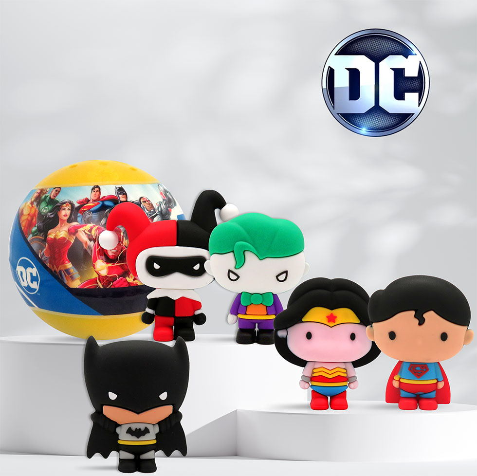 Figurines DC Comics Buddies en Capsule 65mm