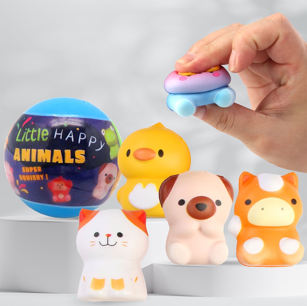 Squishy Little Happy Animals - Caps 55mm