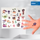 Tatouages Pirates & Halloween (2 planches)