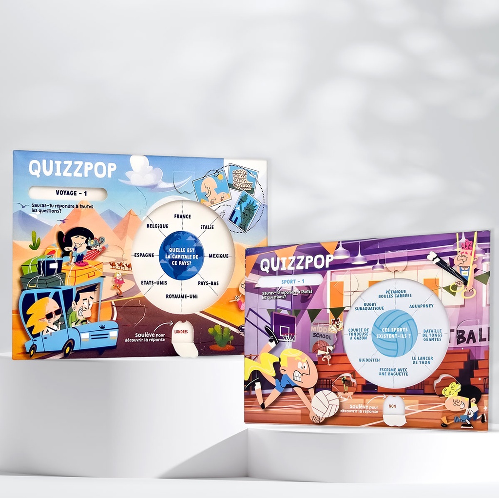 Quizz Pop Kadokids - Sports & Voyages