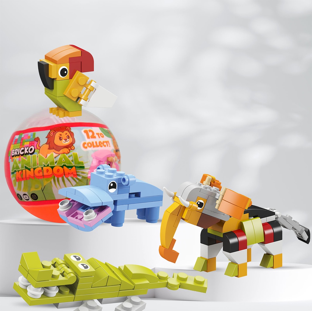 BRICKO ANIMAL KINGDOM CAP 65MM