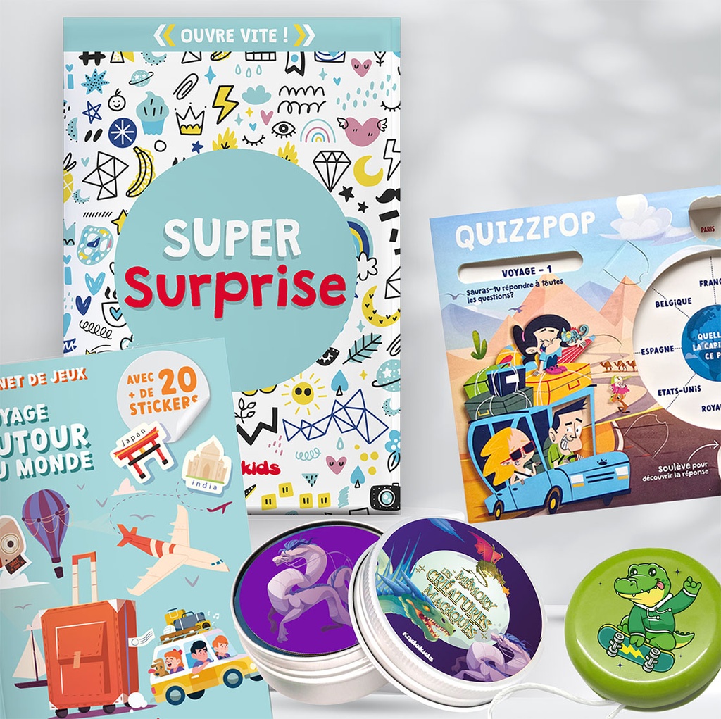 Pochettes surprise papier personnalisable