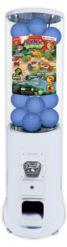 Distributeur de capsules cylindrique blanc