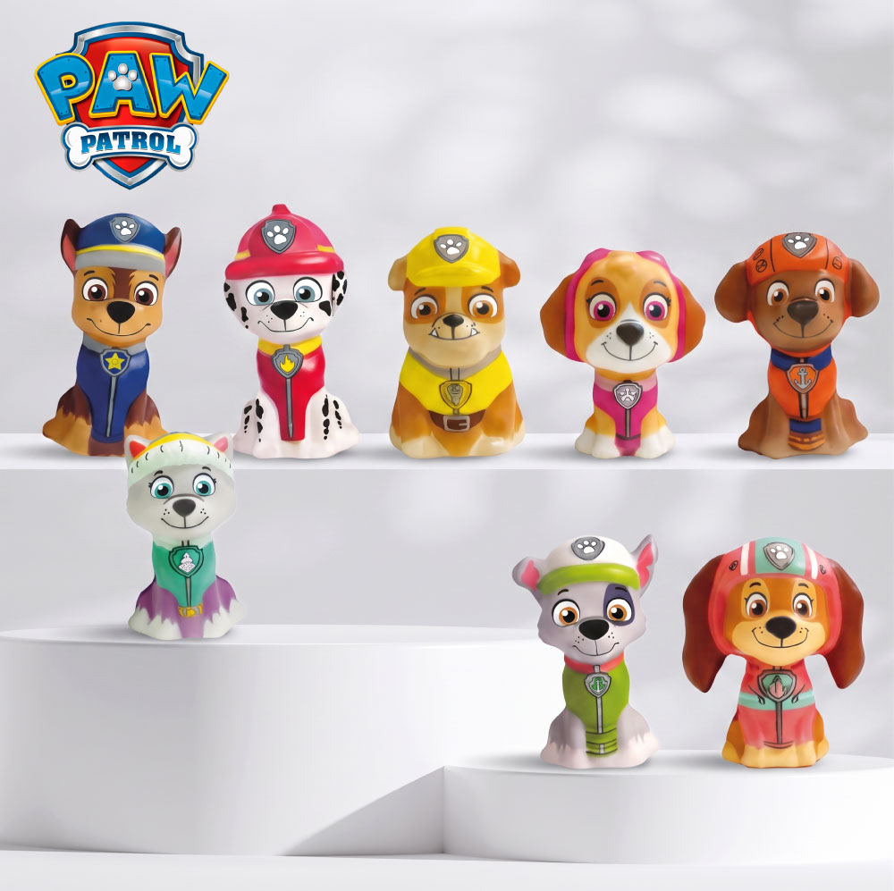 PAW PATROL SQUISHY PUPS - cap 65MM
