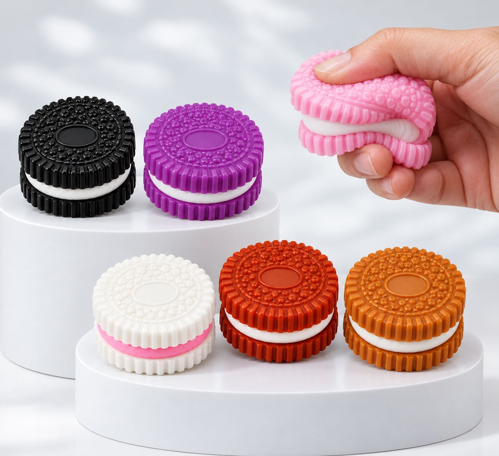 TINY TOYS PUFFY COOKIE SQUISHY CAP 50 MM