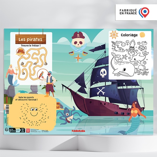 [113242] Set de table interactif - Pirates