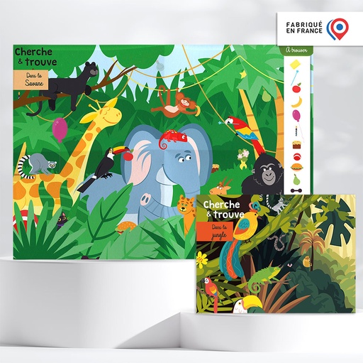 [113243] Double Poster Cherche et Trouve - Jungle
