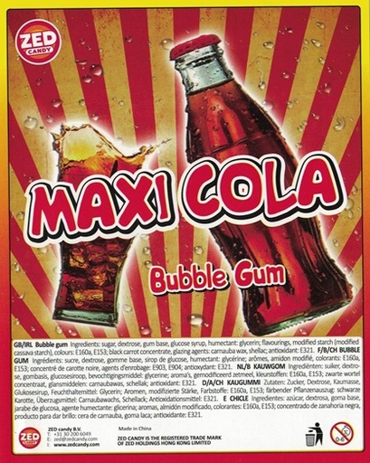 [4901] Maxi cola gums 850 billes