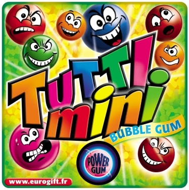 [7997] Assortiment de chewing-gum TUTTIMINI 13 mm