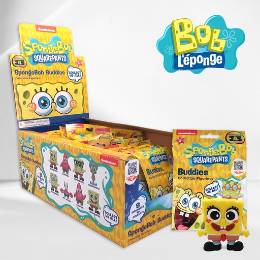 [116331] Bob L'Eponge Buddies - figurine 3D en pochette