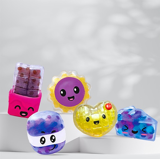 [116336] Squishy Foodies Bubble Tea Collection en capsule 50mm