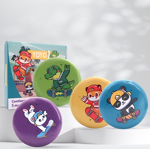 [113278] Yoyo en Métal à collectionner - “Animal Skate Club”