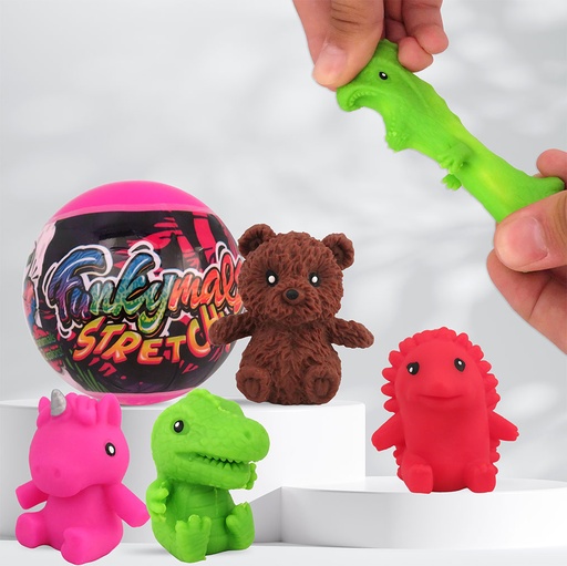 [116340] Funkymals Stretchy Animals - Capsule 65mm