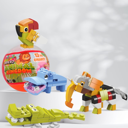 [116344] BRICKO ANIMAL KINGDOM CAP 65MM