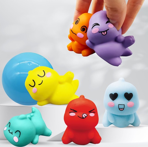 [116345] SQUISHY GYM DINO COL 2 CAP 65MM