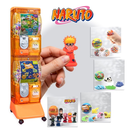 [PACK0007] Pack Start & Cash (Orange) - Distributeur + 350 Jouets Capsules Clé en Main