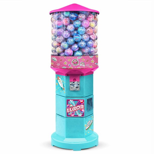 [530032TR] Distributeur Maxi Bouly Luxor Turquoise et Rose