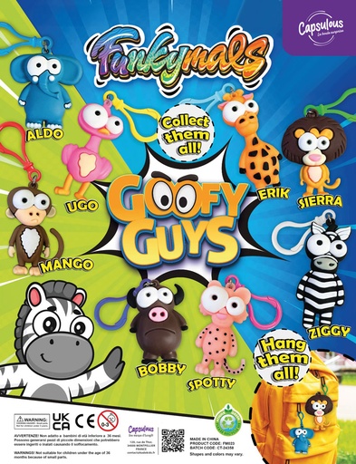 [116357] Funkymals Goofy Guys- Capsule 65mm