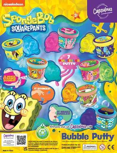 [116358] Bob L'Eponge putty small - Capsule 50mm