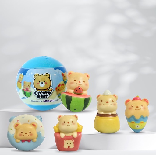 [116363] Cream bears - Caps 55mm