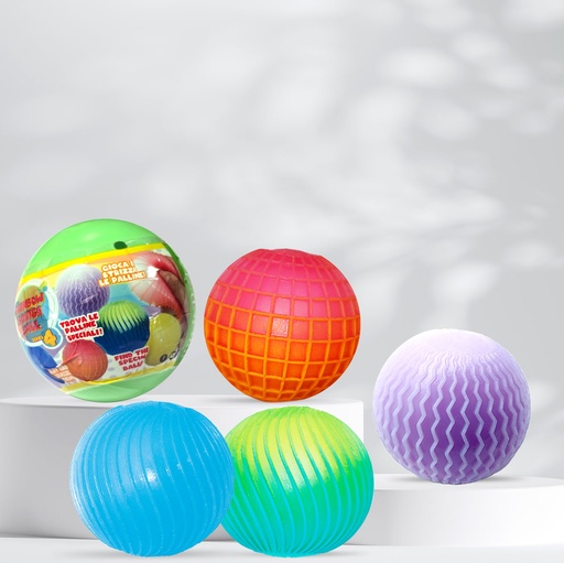 [116370] RAINBOW SQUISH BALL CAP 55 MM