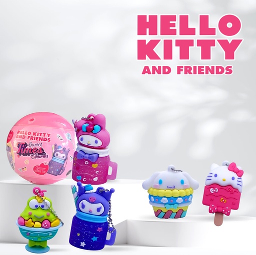 [116395] Hello Kitty sweet times charms - Capsule 50mm