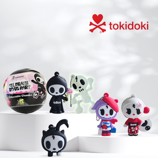 [116399] Tokidoki Till Death Charms - Capsule 65mm