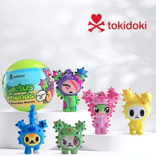 [116400] Tokidoki Cactus friends Charms - Capsule 65mm