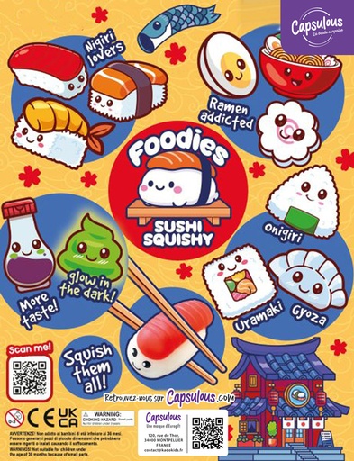 [116412] Mochi Foodies sushi - capsule 50mm